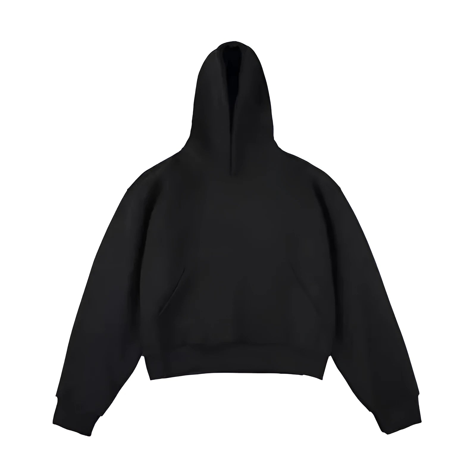 Chinese cotton composite silver fox velvet hooded sweater in street fashion style with a removable hood.