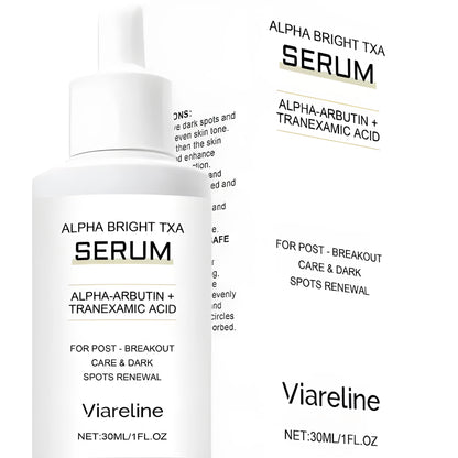 30ml bottle of acne spot removing liquid with arbutin and tranexamic acid formula