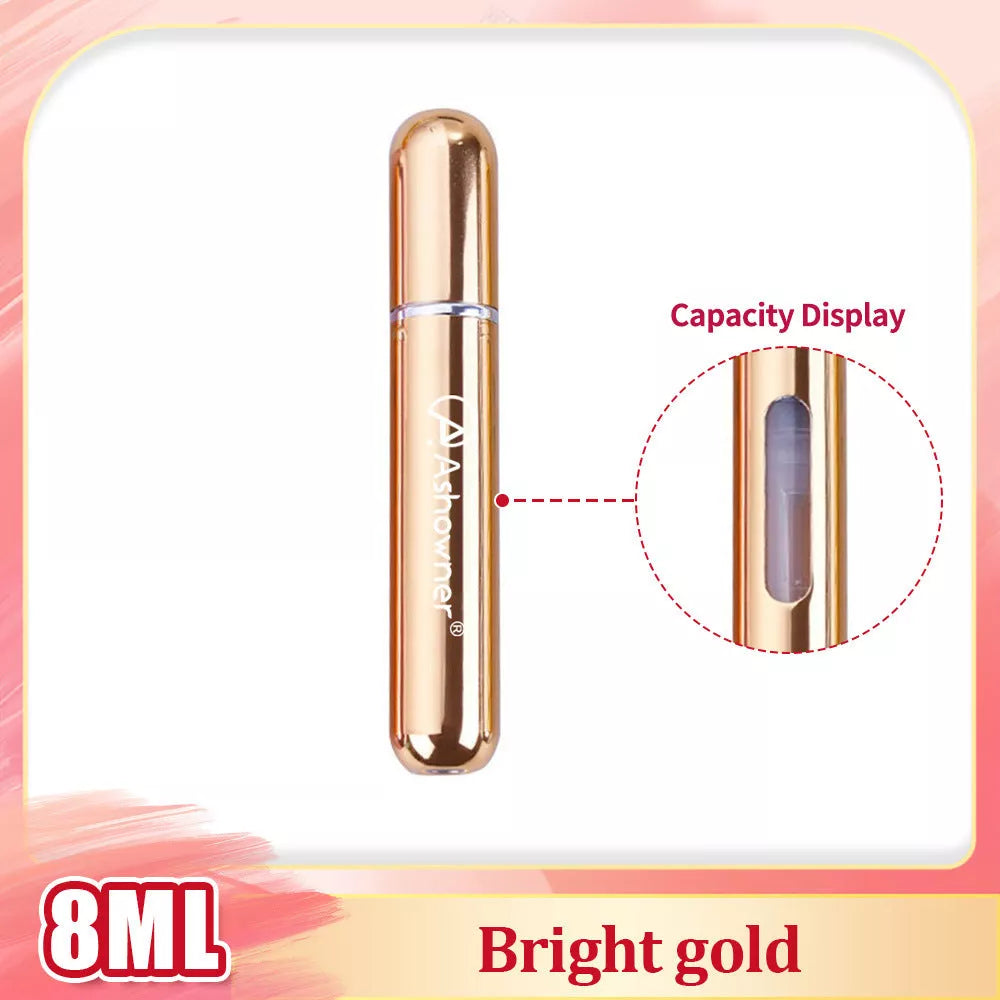 Mini Portable Perfume Bottle Spray in various colors and sizes for on-the-go fragrance