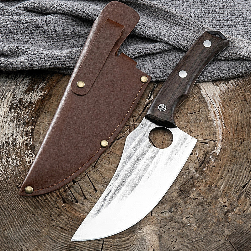 Premium deboning knife set with stainless steel blades and ergonomic handles for precise meat cutting and deboning
