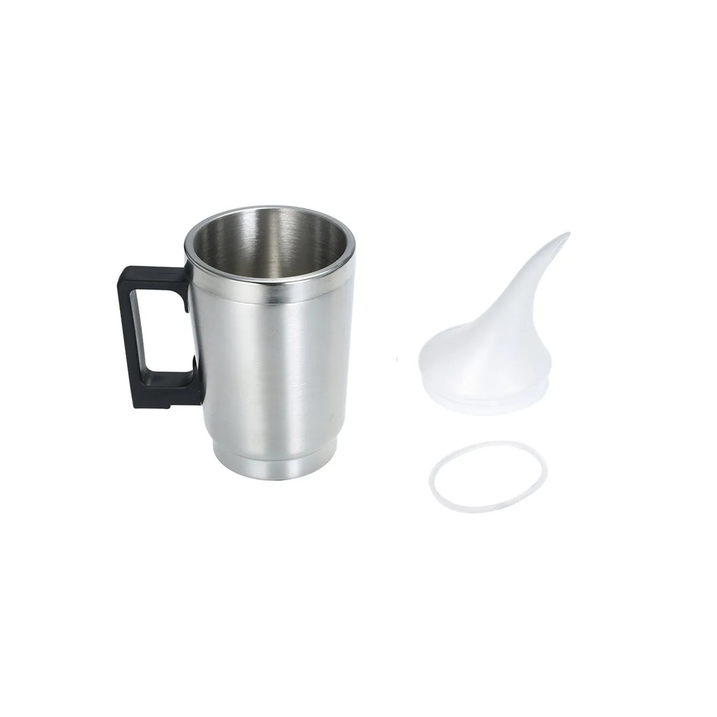 Automobile headlamp renovation kit with stainless steel cups and power adapters for lens polishing