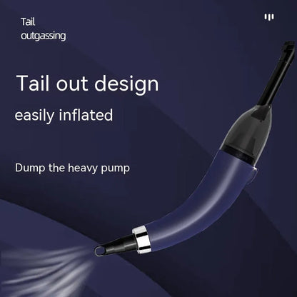 Handheld cordless car vacuum cleaner in black colour with USB charging cable, shown next to a car seat.