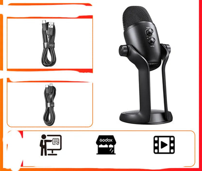 God cow UMIC82 wireless K song microphone with noise-cancelling features