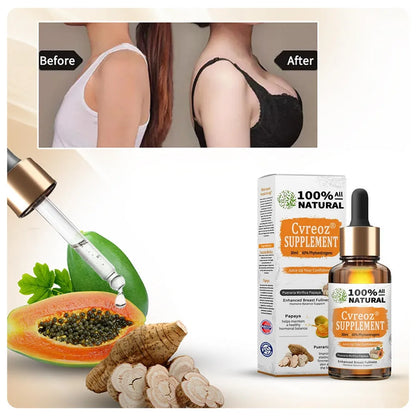 Papaya supplement 30ml bottle for any skin type with three-year shelf life