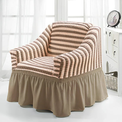 Branbird American single sofa cover with skirt design on 90-140cm furniture