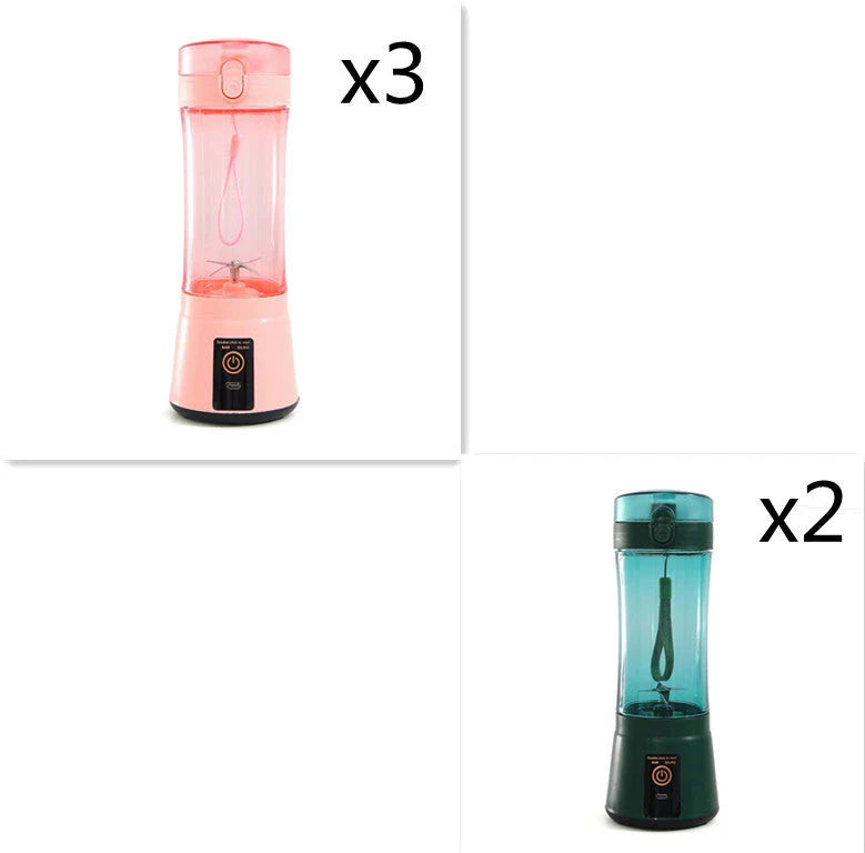 Rechargeable portable blender for making smoothies, shakes, and other on-the-go refreshments