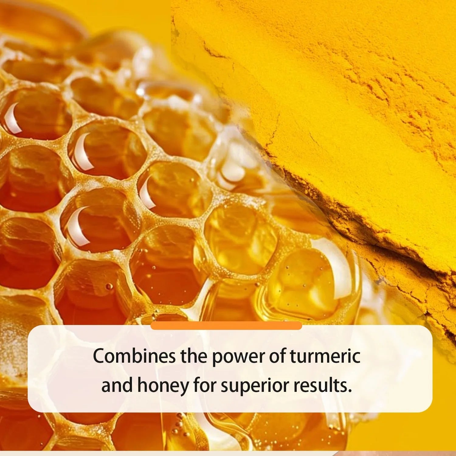 30ml glass bottle of Turmeric Honey Essential Oil with neutral white label