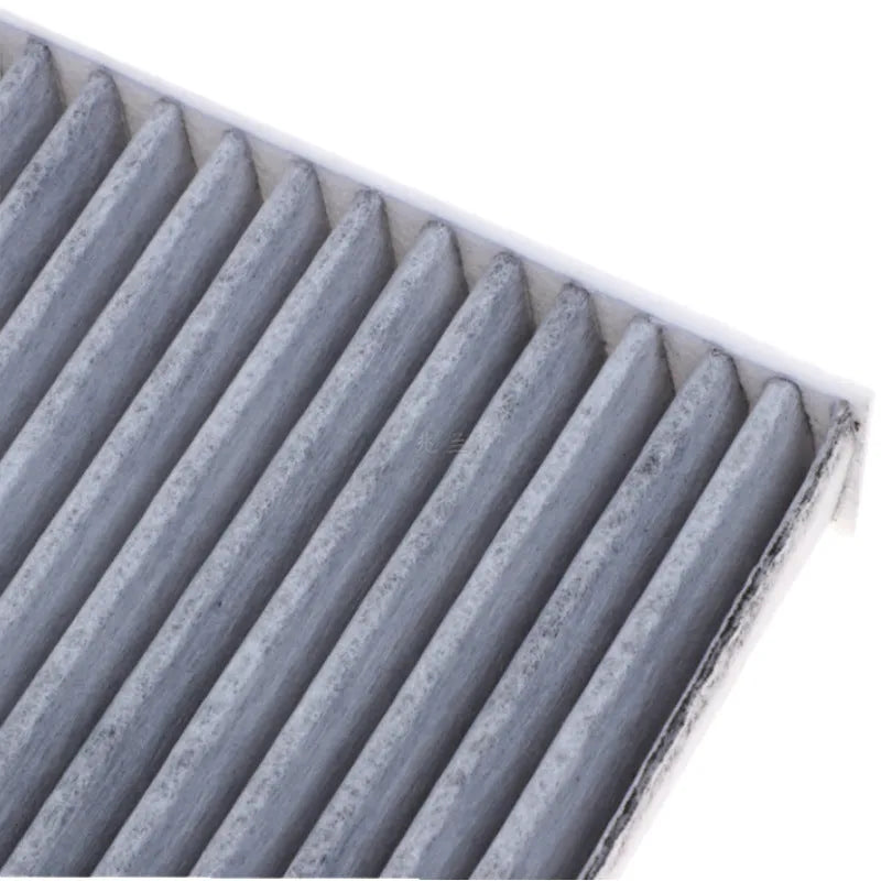 Grey air conditioning filter element grid for Geely cars, dimensions 215x210x30mm