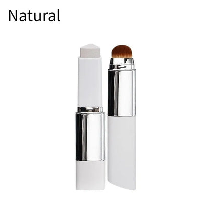 Blanc Cover Cream Stick V foundation brush with removable brush head in light colour