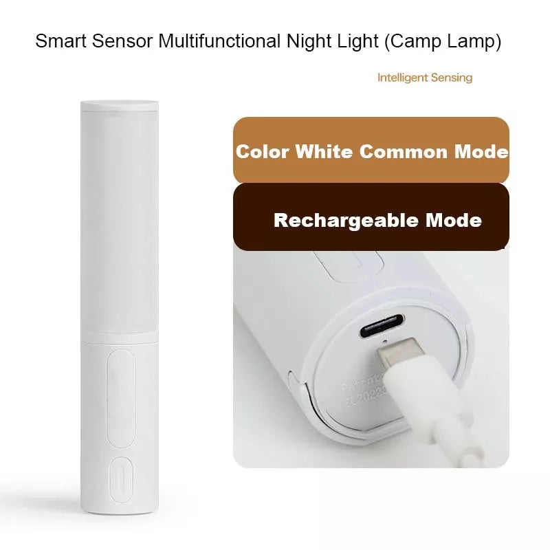 Smart Motion Sensor LED Night Light with adjustable brightness and color temperatures