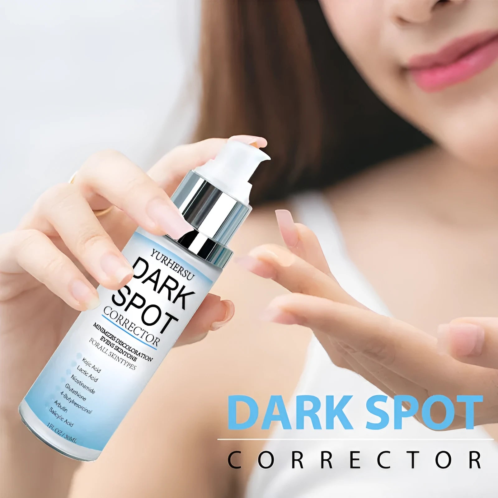 Spot lightening essence bottle for brightening, moisturising and tightening all skin types