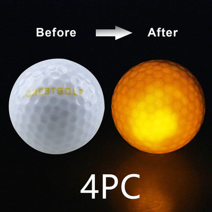 Illuminating Night Golf Balls: Glow-in-the-Dark Practice Balls with Vibrant LED Lights and Durable Design