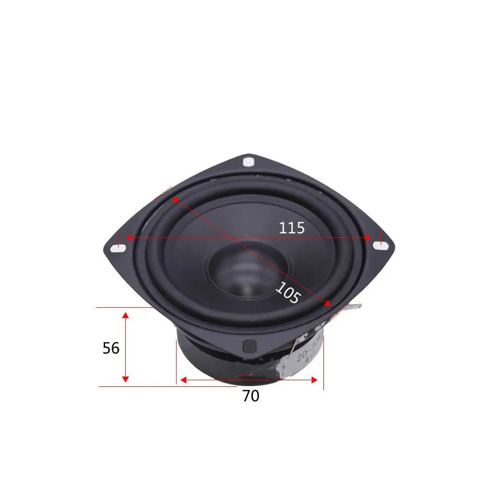 4 inch bass coaxial car horn speaker for General Motors vehicle audio modification