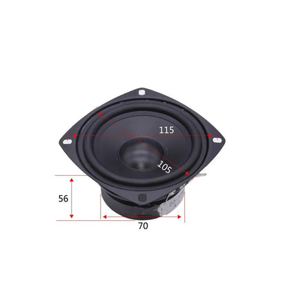 4 inch bass coaxial car horn speaker for General Motors vehicle audio modification