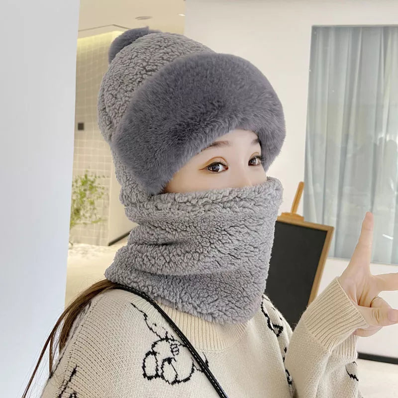 Women's wind-proof cycling scarf mask in various colors for autumn and winter