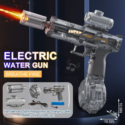 Ice Mouse electric water gun toy with 500ml water tank and high-speed firing system
