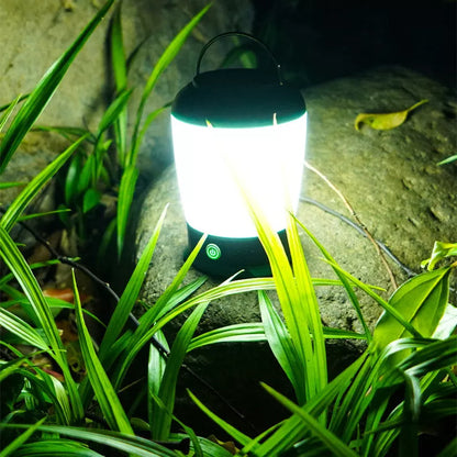 USB rechargeable outdoor fishing light with adjustable brightness for camping and emergencies