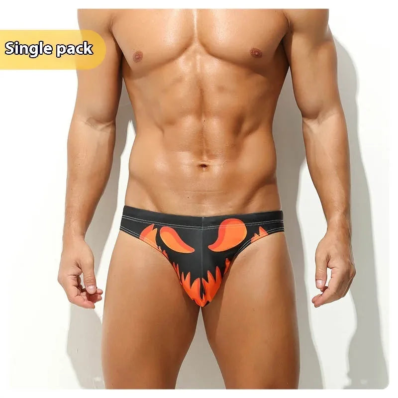 Men's low waisted quick-drying polyester shorts with digital printing in multiple colour options