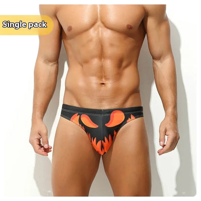 Men's low waisted quick-drying polyester shorts with digital printing in multiple colour options