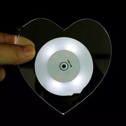 LED Glow Coaster with vibrant colors illuminating a cocktail glass