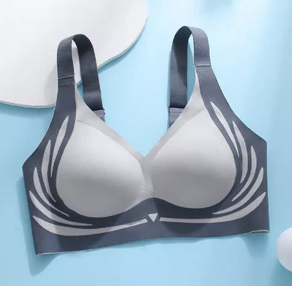 Anti-sagging Running Shock-proof Sports Fixed Cup Bra in various colors and sizes