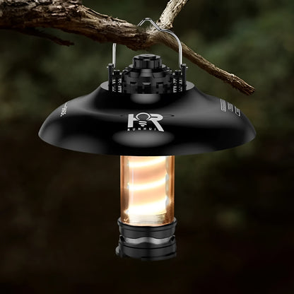 RHX tactical camping lantern ambience light in black, red, khaki, or white with three-piece set options