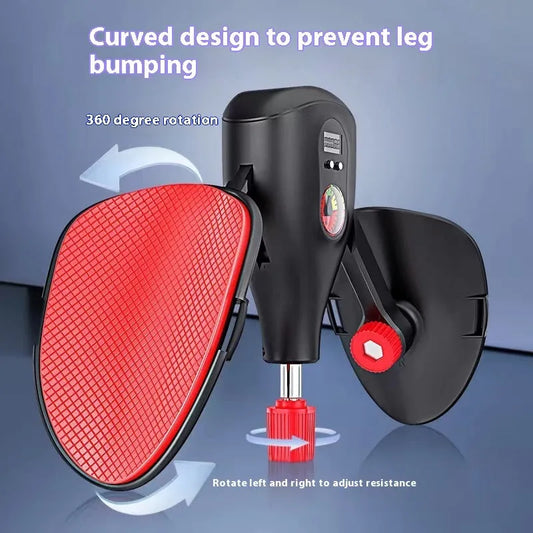 Black and grey Kegel trainer for men with fibreglass core and optional straps