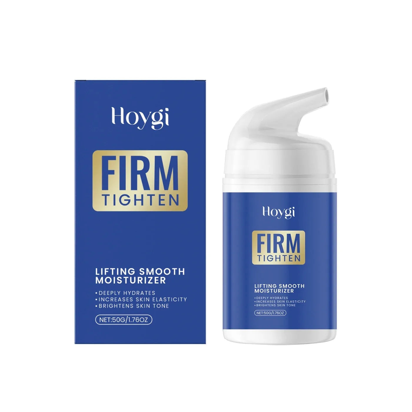 Lifting Smooth Moisturiser 50g jar with cream, ingredients include glycerin, hyaluronic acid, honey extract, shea butter