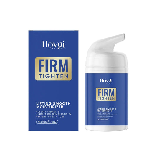 Lifting Smooth Moisturiser 50g jar with cream, ingredients include glycerin, hyaluronic acid, honey extract, shea butter