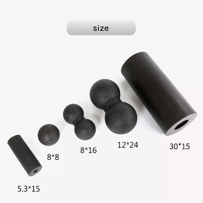 5-piece EPP hollow yoga foam roller set for fitness and massage