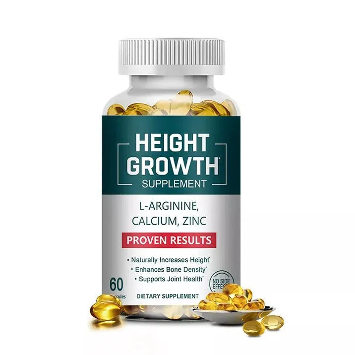Bottle of edible vitamin soft capsules for adults, 60 tablet pack size.