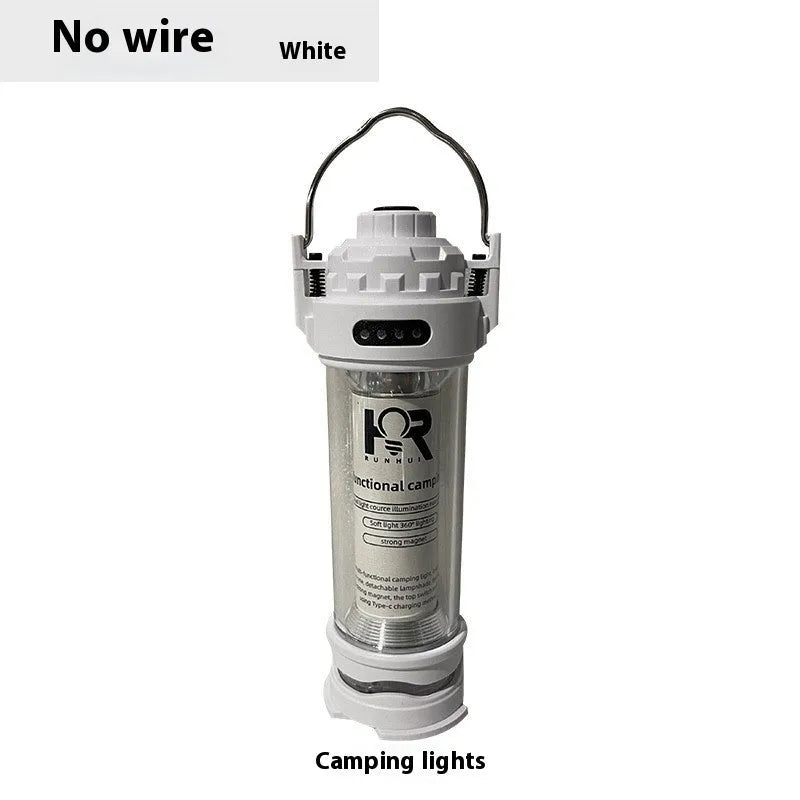 RHX tactical camping lantern ambience light in black, red, khaki, or white with three-piece set options