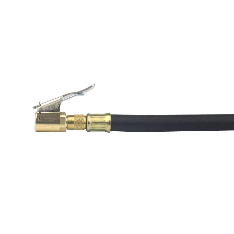 Copper tyre inflation clamp with bulging mouth for 8V1 sedan valve connections
