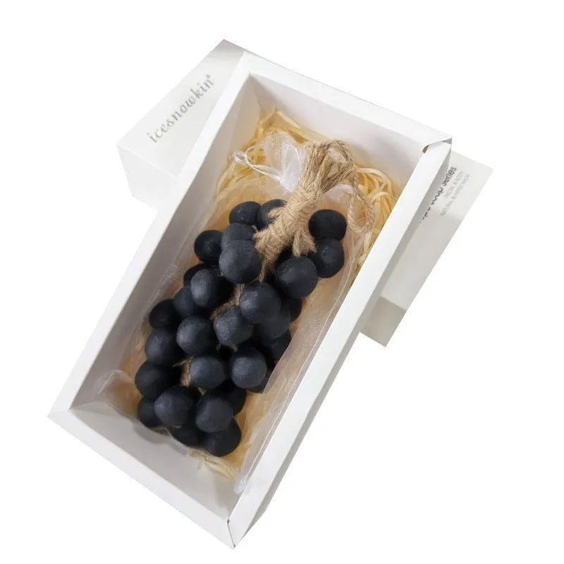 Handmade grape soap bar 120g with black green purple grape or litchi fragrance options