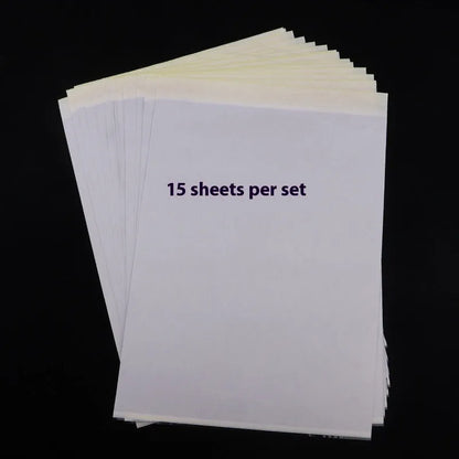Tattoo transfer paper quadruple copy A4 sheets with transfer paste gel for clear stencil creation
