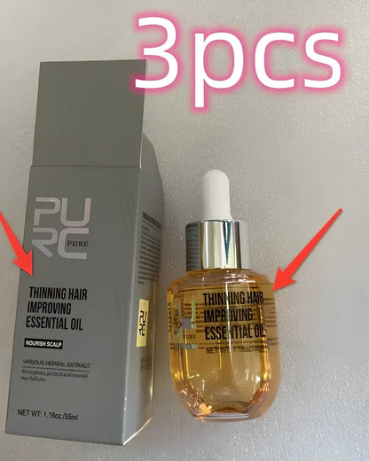 35ml anti-drop hair care oil bottle for strengthening and repairing damaged hair