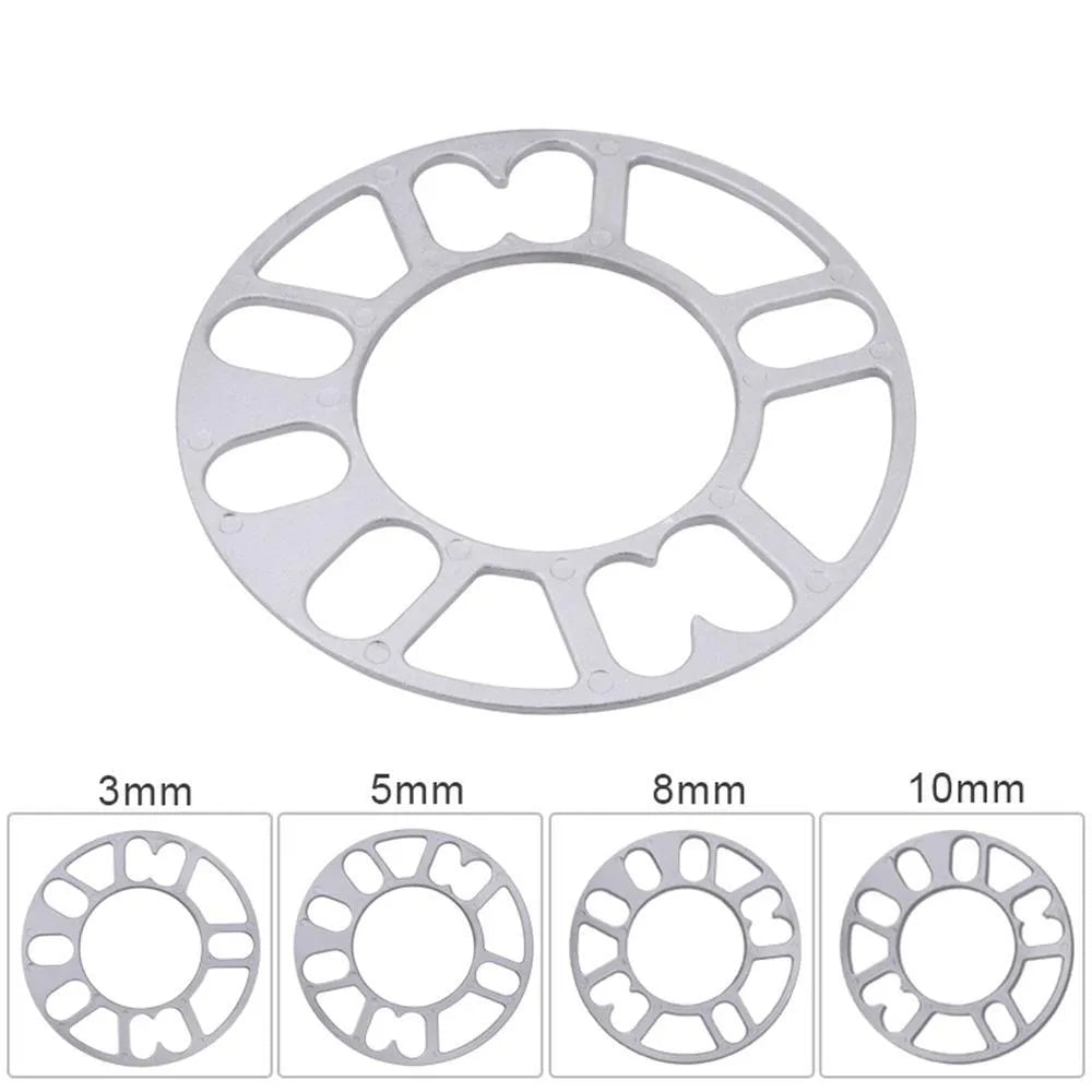 ET wheel hub spacers for automotive modification in 3mm, 5mm, 8mm, and 10mm thickness options