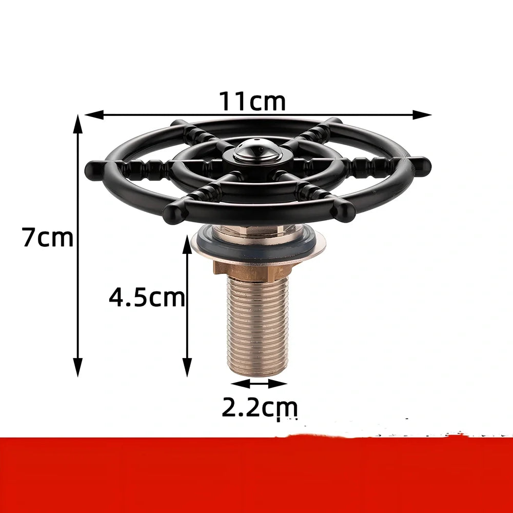 Small stainless steel faucet with automatic high-pressure cup washer for household sink installation