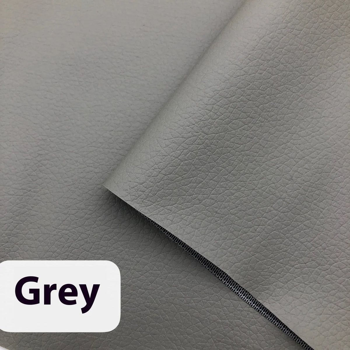 Self-adhesive leather repair patch 50cm x 138cm 0.5mm PVC in black for sofa and car seat