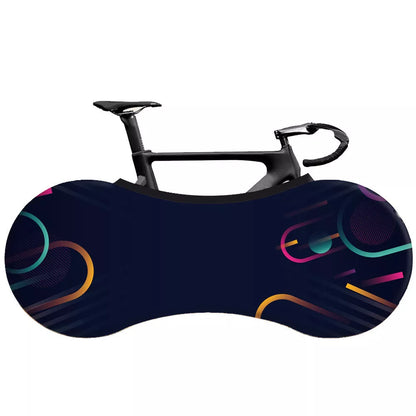 Customizable bicycle tyre cover with super elasticity for durable tyre protection