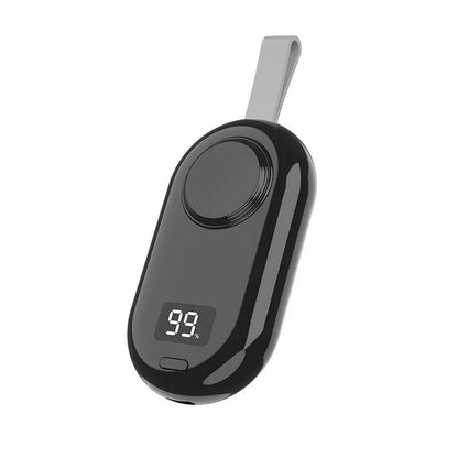 V5 watch wireless power bank with 121.5x49.5x20.2mm ABS plastic case and Type-C port