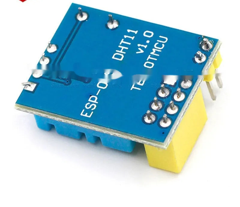 Temperature and humidity WiFi node module with DHT11 sensor for smart home automation, measuring 20-90% RH humidity and 0-50°C temperature range, compatible with DC 3.7V-12V power supply including 3.7V lithium batteries