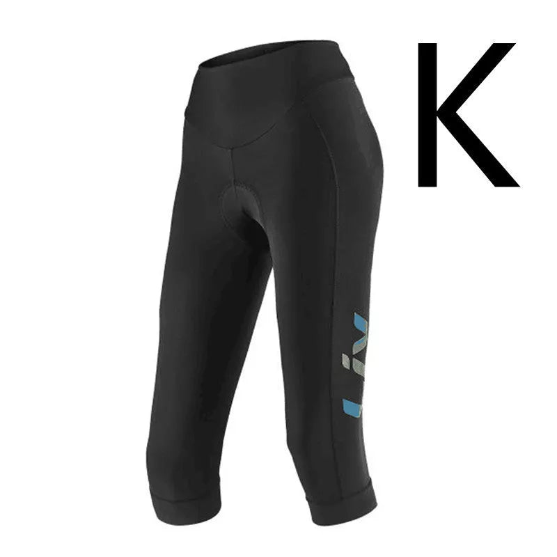 Women's leisure cycling suit in breathable polyester for comfortable rides