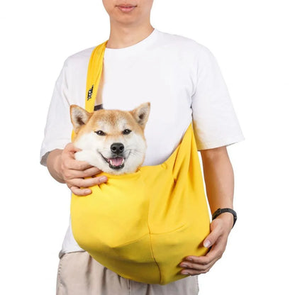 Large folding cat messenger backpack with breathable mesh sides shown in multiple colour options.