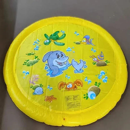 Splash Pad for Kids and Pets - Durable, Non-Slip Outdoor Water Play Mat for Refreshing Backyard Fun