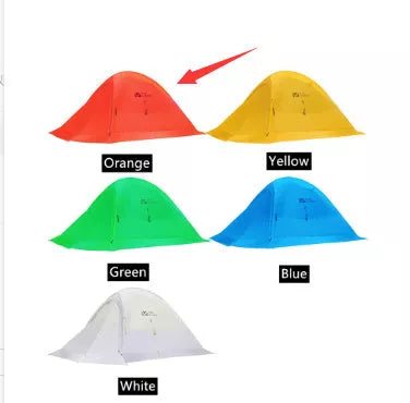 MU Gaodi Double Qingqi 2 Outdoor Camping Tent in various colors with waterproof feature