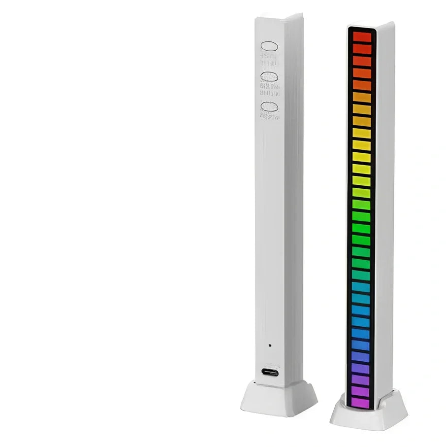 Voice control car atmosphere light bar with music rhythm sync feature and acrylic shell