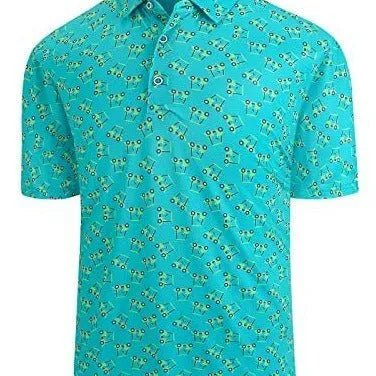 Men's 3D printed short sleeve T-shirt in Japanese retro style with zipper decoration on front.