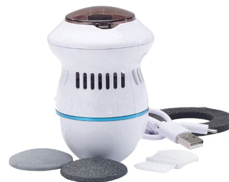 USB Electric Foot File Grinder with diamond grinders for dead skin removal