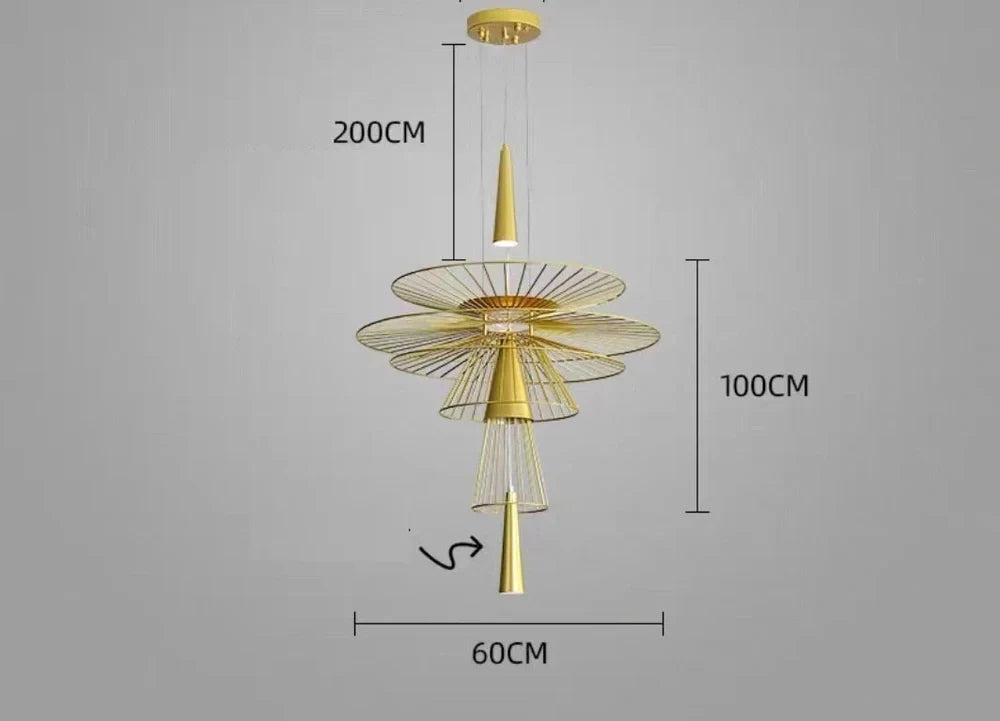 Black iron canteen pendant light with LED illumination for 5-10 square metre rooms